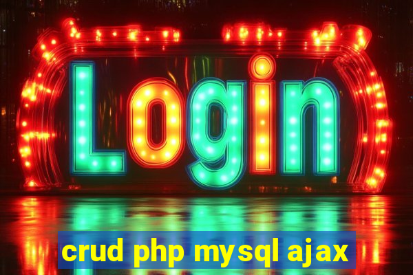 crud php mysql ajax